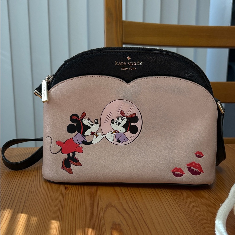 kate spade New York Minnie Mouse Leather Crossbody Bag